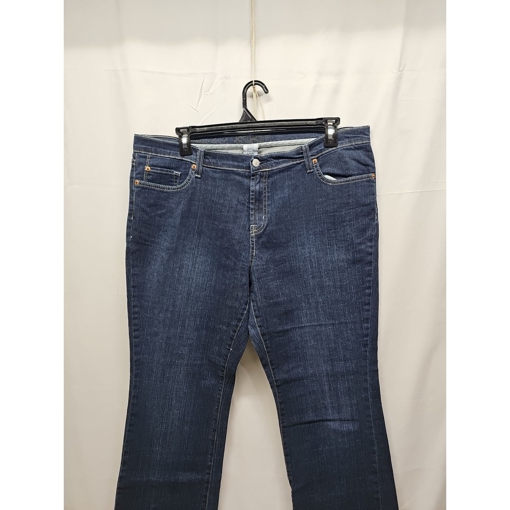 Jordache Women's Blue Vintage Classic Bootcut Denim Jeans Size 18s‎ 40X30.5 - Picture 5 of 14